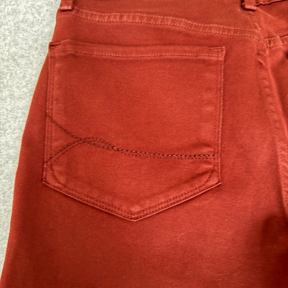 NYDJ Legging Jeans Women's 4 Burgundy Wine Stretch Skinny Made USA Soft Denim - Picture 9 of 11